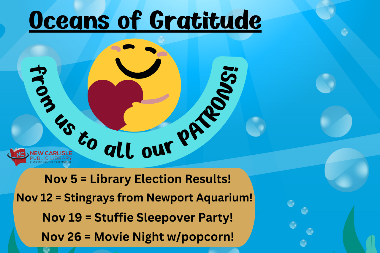 Oceans of Gratitude this November!